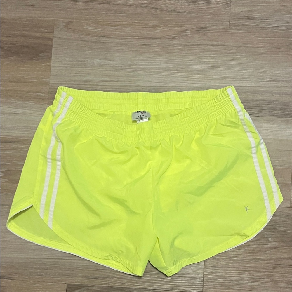 Danskin Now Women's Bright Yellow Athletic Shorts